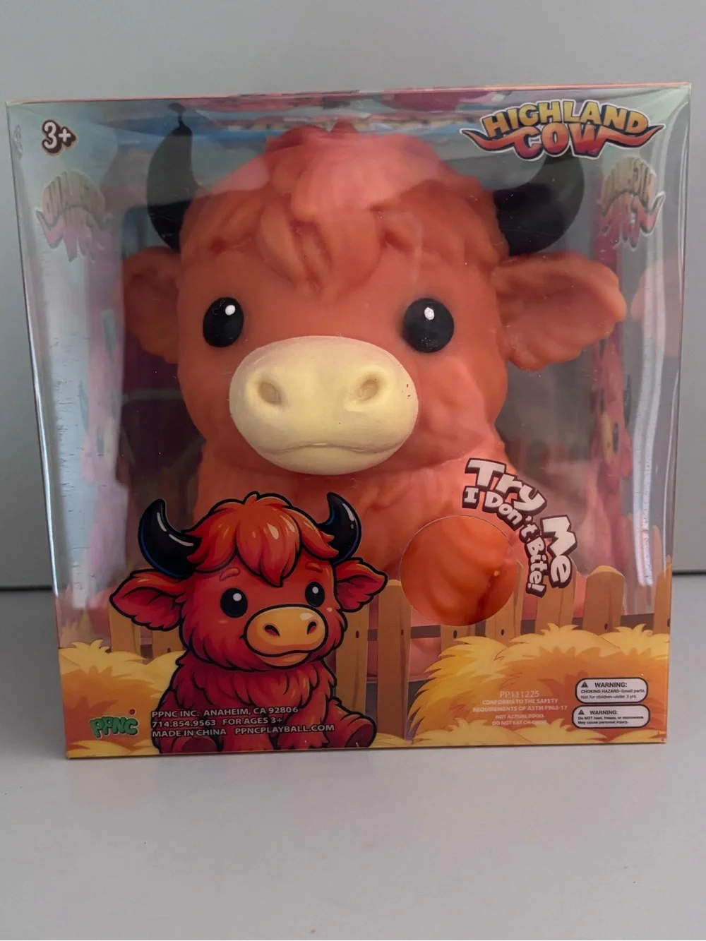 Viral Highland Cow Squishy Toy